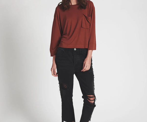 BLACK VAN HOOLIGANS LOW WAIST RELAXED STRAIGHT LEG JEAN