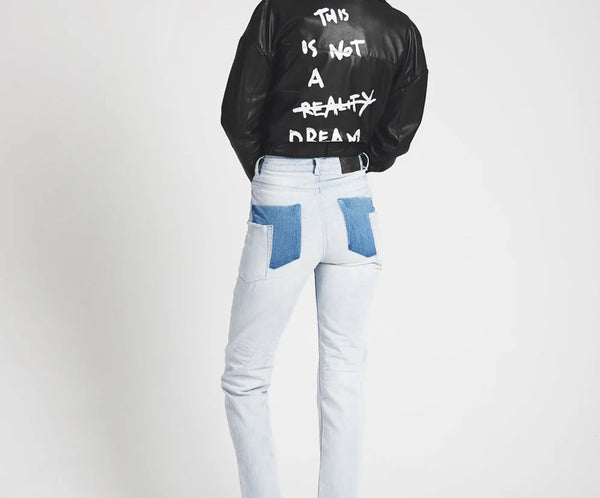 BRANDO AWESOME BAGGIES HIGH WAIST STRAIGHT LEG JEAN