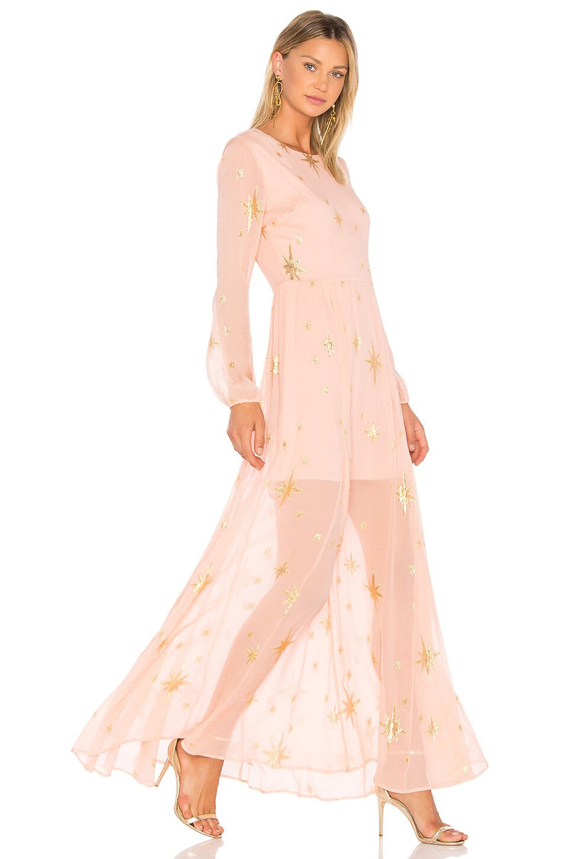 GILDED STAR MAXI DRESS