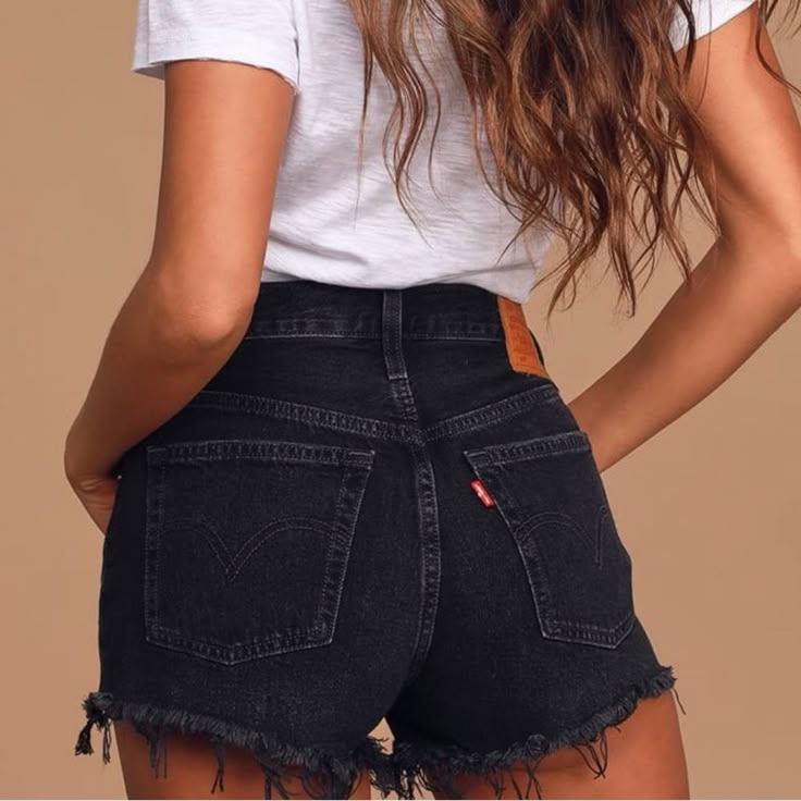LEVIS VINTAGE 501 SHORTS BLACK