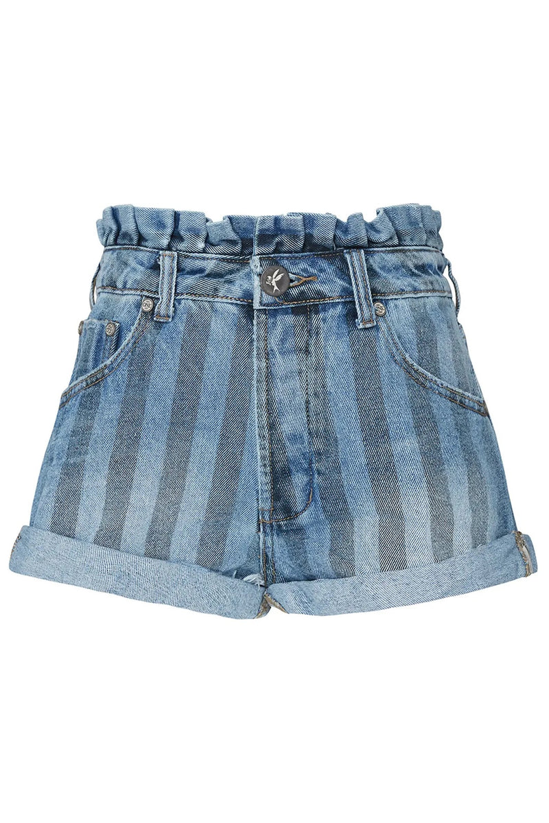 ZEPHYR BANDITS MID WAIST DENIM SHORT