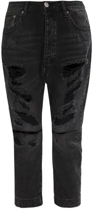 KINGPINS CROPPED BOYFRIEND JEAN