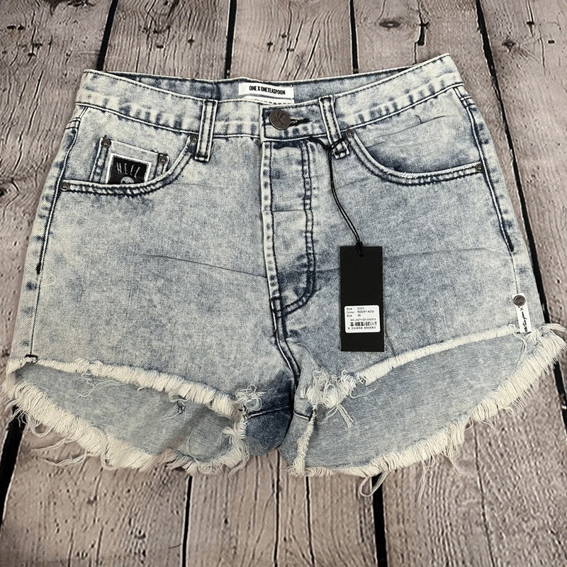 ROCKY ACID OUTLAWS MID LENGTH DENIM SHORTS