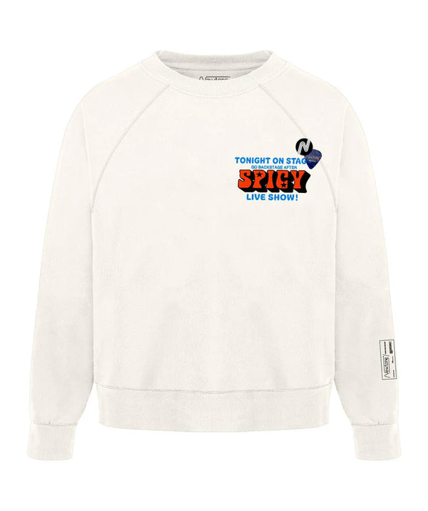 Harper dirty white “SPICY” sweatshirt