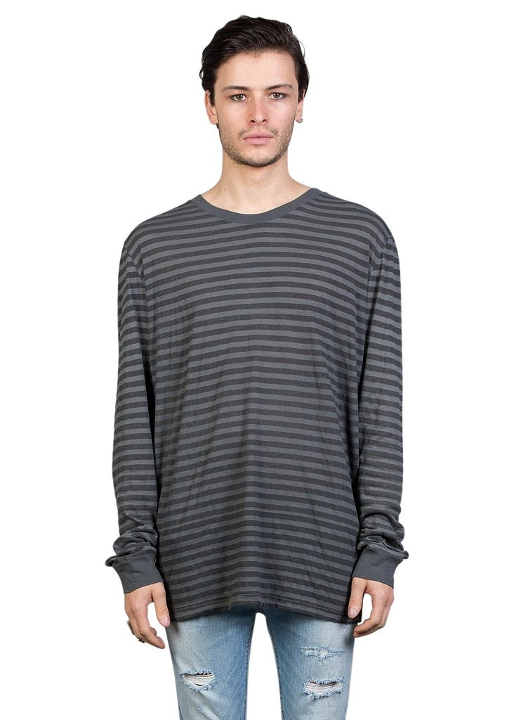 1CM STRIPE LS TEE