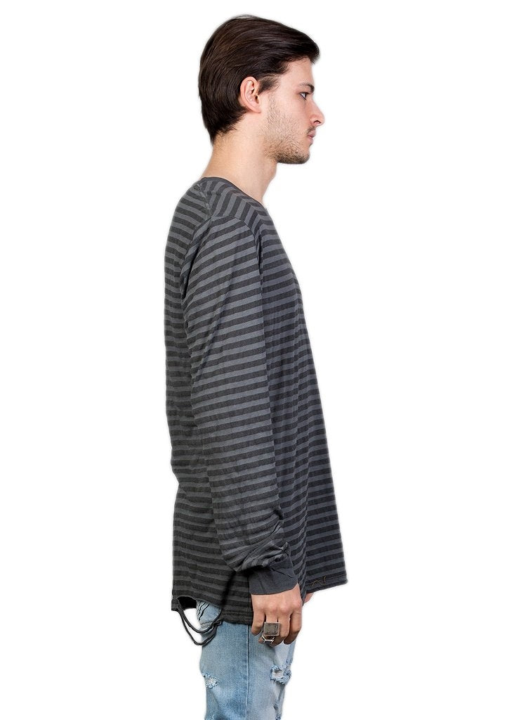 1CM STRIPE LS TEE